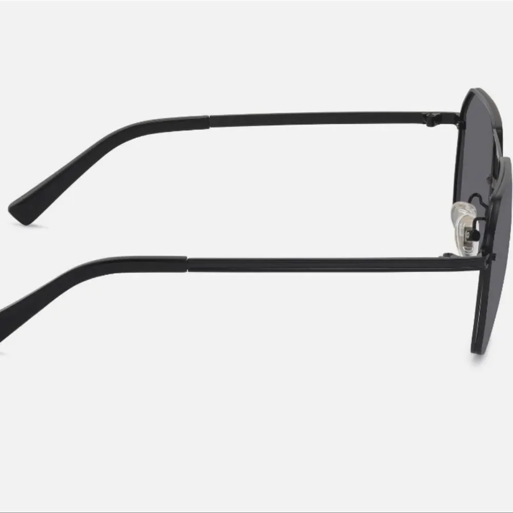 DIFF Eyewear Nolan Sunglasses-‎ Black/Grey